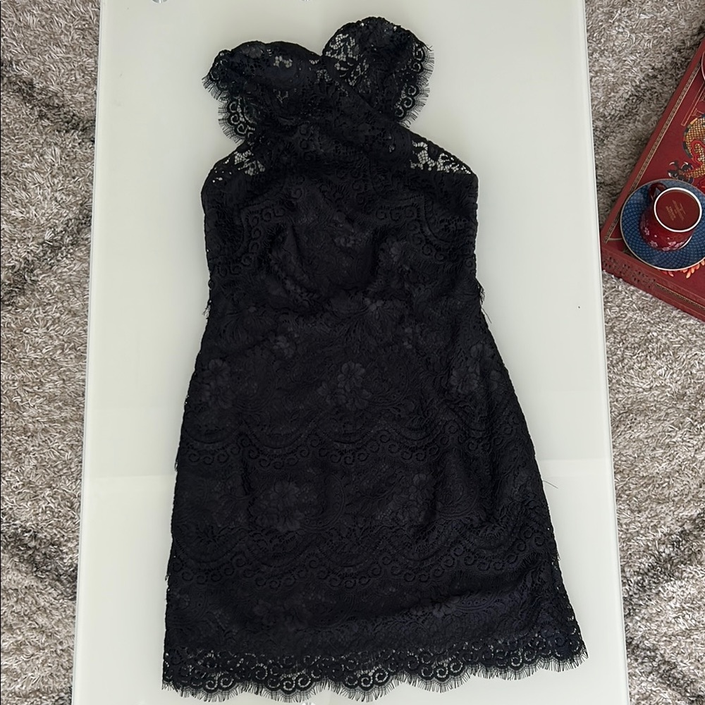 Elegant Black Lace Dress